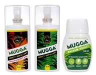 SET 2X MUGGA 50% + 9,5% FAMILY DEET + LOTION