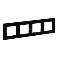 Legrand Niloe Step - Quadruple Frame Black 863594