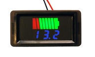 Indikátor nabíjania vodotesný voltmeter 12V nb