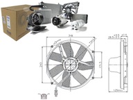 VENTILÁTOR RADIÁTORA MERCEDES S (C140), S (W140),