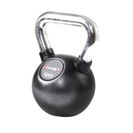 FITNESS WEIGHT s rúčkou na kettlebell, 12kg, GUMOVÝ KRYT