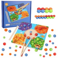 DREVENÁ ZRUČNOSTNÁ HRA MONTESSORI PUZZLE