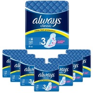 Always Classic Night hygienické hygienické vložky s krídlami 8 ks x 8 bal