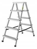 Obojstranný domáci rebrík s 5 schodíkmi