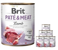 BRIT Pate & Meat 6x800g LAMB Lamb mokré krmivo pre psov