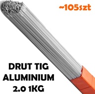 ZVÁRACÍ DRÔT TIG ALU TYČ ALMG5 2,0mm 1kg