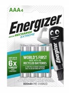 Energizer AAA (R3) 800 mAh EXTREME NiMH / 4 ks.