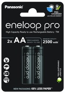 ENELOOP PRO AAx2 ks 500 CYKLOV 2500mAh