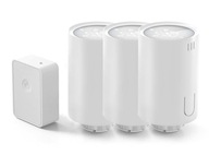 3x HomeKit WiFi Meross termostatická hlavica + rozbočovač