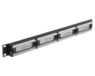 Patch panel UTP cat.5e 24 portov LSA 1U ALANTEC