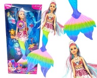 BÁBIKA RAINBOW ARIEL MERMAID, SING, SHINE, 30cm + doplnky