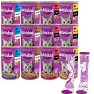 Whiskas mokré krmivo 12x400g + ponožky