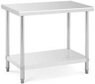 Nerezový pracovný stôl 100x60cm ROYAL CATERING RCAT-100/60-NW