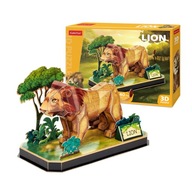 3D puzzle Lion Cubic Fun 40 dielikov Dante