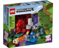 Lego Minecraft kocky zničil portál ako darček