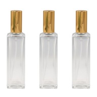 Sada sklenených fliaš na parfumy Paul Gold 3x20ml