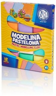 ASTRA ŠKOLSKÉ MODELOVANIE 12 PASTELOVÝCH FARIEB