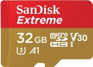 Micro SD pamäťová karta 32GB SanDisk Extreme adaptér