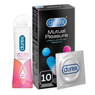 DUREX Performax kondómy 10 intímny gél SET