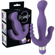 Vibrátor s tromi hrotmi, Purple You2Toys