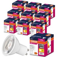 10x GU10 LED žiarovka 4,5W = 50W 350lm 3000K OSRAM