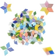 RMENOOR farebné sklenené mozaikové kamienky 360ks.