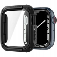 Puzdro + 9H sklo Spigen pre Apple Watch 8/7 45 mm