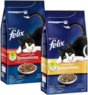 FELIX Sensations Krmivo pre mačky MIX príchutí 2 x 2 kg