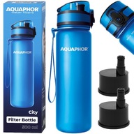 FILTER NA FĽAŠU AQUAPHOR CITY FĽAŠA 500ml MODRÁ + 2 NÁPLŇKY