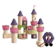 Drevené kocky Princess Castle, Plan Toys 5650