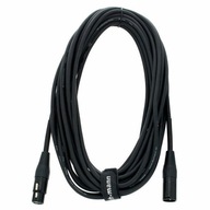 XLR - XLR pro snake TPM mikrofónový kábel 10m Čierny