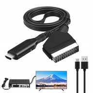 KÁBEL HDMI TO SCART JE DĹŽKA 1 M