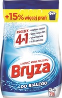 Biely prací prášok Bryza 4,55 kg 70 praní