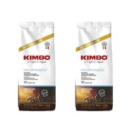 Zrnková káva KIMBO Espresso Decaffeinato 2x 500g