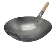 CRAFT WOK ROUND 35 cm UHLÍKOVÁ OCEL 731W88 PRAŽIČKA