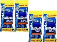 GILLETTE BLUE II Plus Razor 7 kusov x 4 balenie (28 kusov)