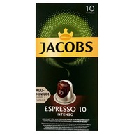 Jacobs Espresso Intenso Mletá kávová kapsula 52 g (10 kusov)