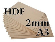 15x HDF doska - 2mm - A3 420x297mm - na rezanie laserom