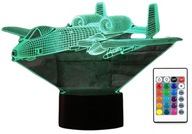 3D LED LAMPA LIETADLO A10 BATTLEFIELD BF FIGHTER