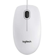 Nová optická biela myš Logitech B100 USB 800DPI