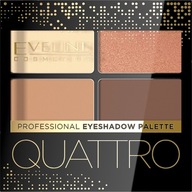 Eveline Quattro Eyeshadow Palette Paletka očných tieňov č.1