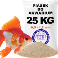 Akvarijný jemný piesok S Atestom suchý 25 KG