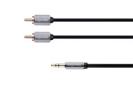 3,5-RCA stereo jack kábel 3m Kruger Matz KM0311