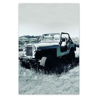 Plagáty 40x60 Jeep Wrangler Retro foto