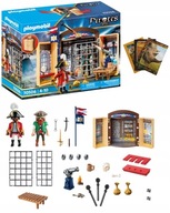 PLAYMOBIL 70506 Pirátska súprava Figúrka piráta a zloducha Delová skrinka