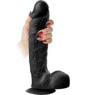 MEGA VEĽKÝ REALISTICKÝ PENIS S VEĽKÝMI SEMENNÍKMI SEX DILDO PRIEM. 5cm D. 24cm