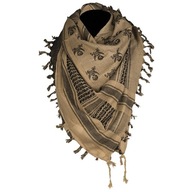 Ochranná šatka Arafatka Mil-Tec Skull - Brown/Black