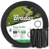 EASY BORDER Obruba trávnika (čierna) 5cmx40m + OBEB5010SET Kotvy