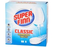 Tablety do umývačky riadu Superfinn Classic 60 ks