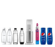 SodaStream DUO WHITE +2x fľaša + 2x PEPSI SIRUP